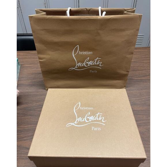 CHRISTIAN LOUBOUTIN Shoe Box w/Gift Bag, EUC - Picture 1 of 3